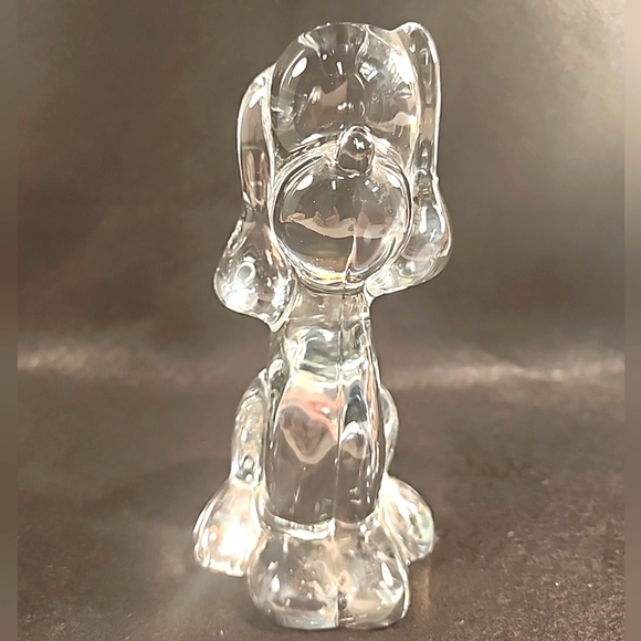 Mikasa Other - Mikasa Crystal Dog Puppy Paperweight Figurine Classic Friends 6.5" Hound Pup